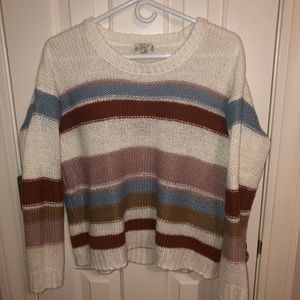 Striped Hippie Rose Sweater